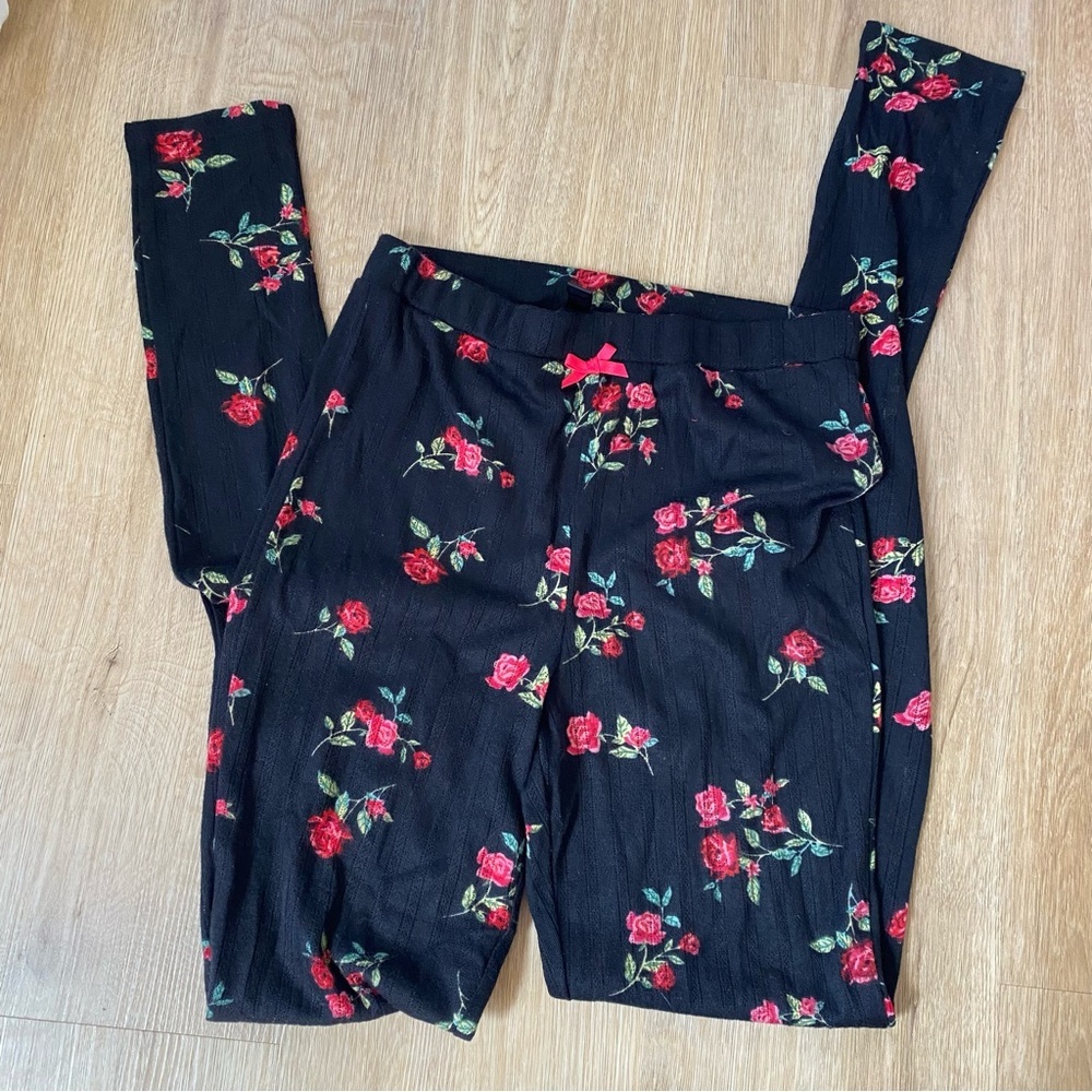 FOR LOVE & LEMONS Pointelle Sleep Pants
